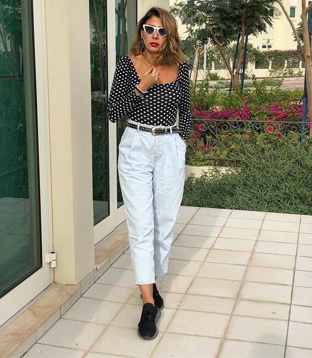 Outfit on point 🔘#spotted #polka #streetstyle #ootd 📷: @all_about_celine ❤️